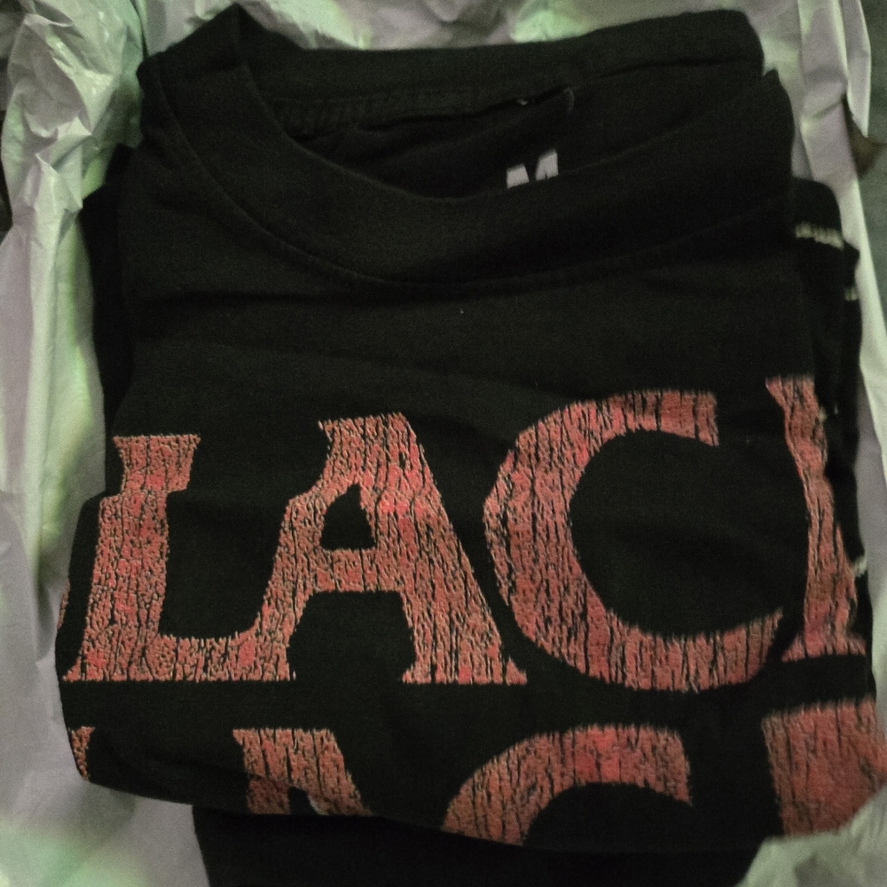Strike Anywhere BLACK FLAG re-issue of Original LP t-shirt - Picture 2 of 3